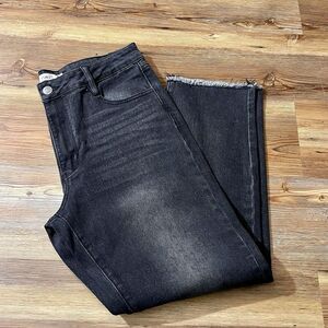 Rue 21 Jeans Size 14 Womens Mom Jean High Rise Dark Wash Black Denim NWT